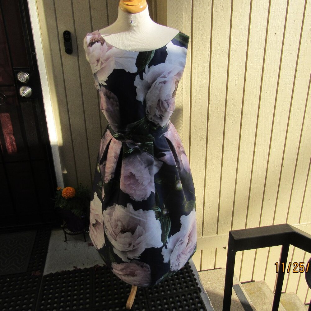 #609 NEW WOMAN'S FLORAL DRESS BY COAST (SIZE 14US/ 1UK)
